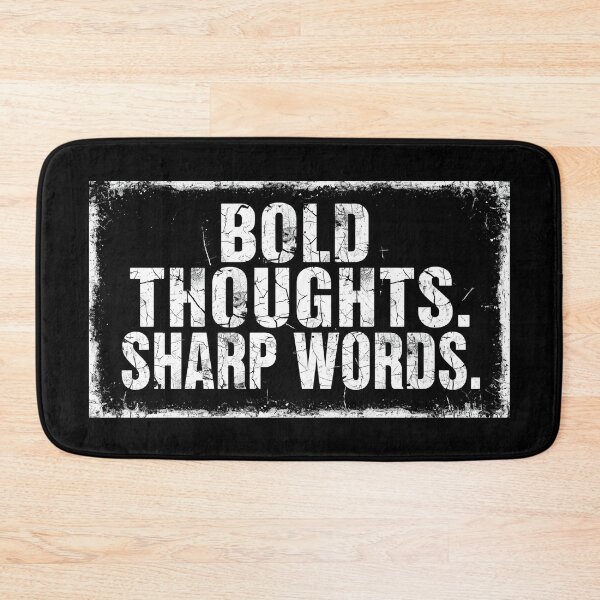 Item preview, Bold Thoughts Sharp Words designed and sold by ConfuseLab Shop.