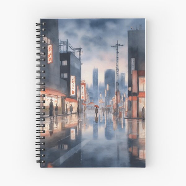 Item preview, City of Reflected Rain ― Sumi City Reverie designed and sold by SEIMEI2025.
