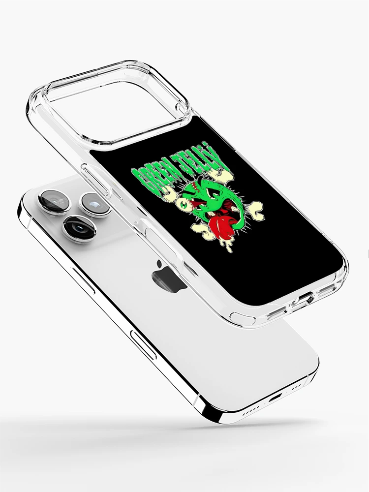 Thumbnail 2 of 5, iPhone Case, Green Jello Band designed and sold by BrodieBouges.