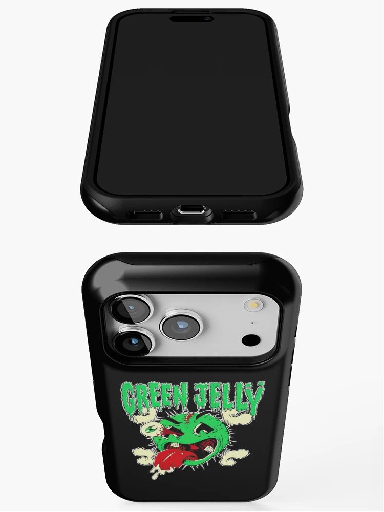 Thumbnail 3 of 4, iPhone Case, Green Jello Band designed and sold by BrodieBouges.
