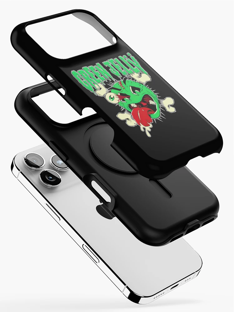 Thumbnail 2 of 4, iPhone Case, Green Jello Band designed and sold by BrodieBouges.