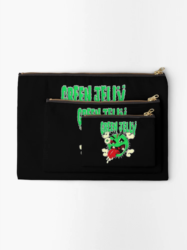 Thumbnail 2 of 4, Zipper Pouch, Green Jello Band designed and sold by BrodieBouges.