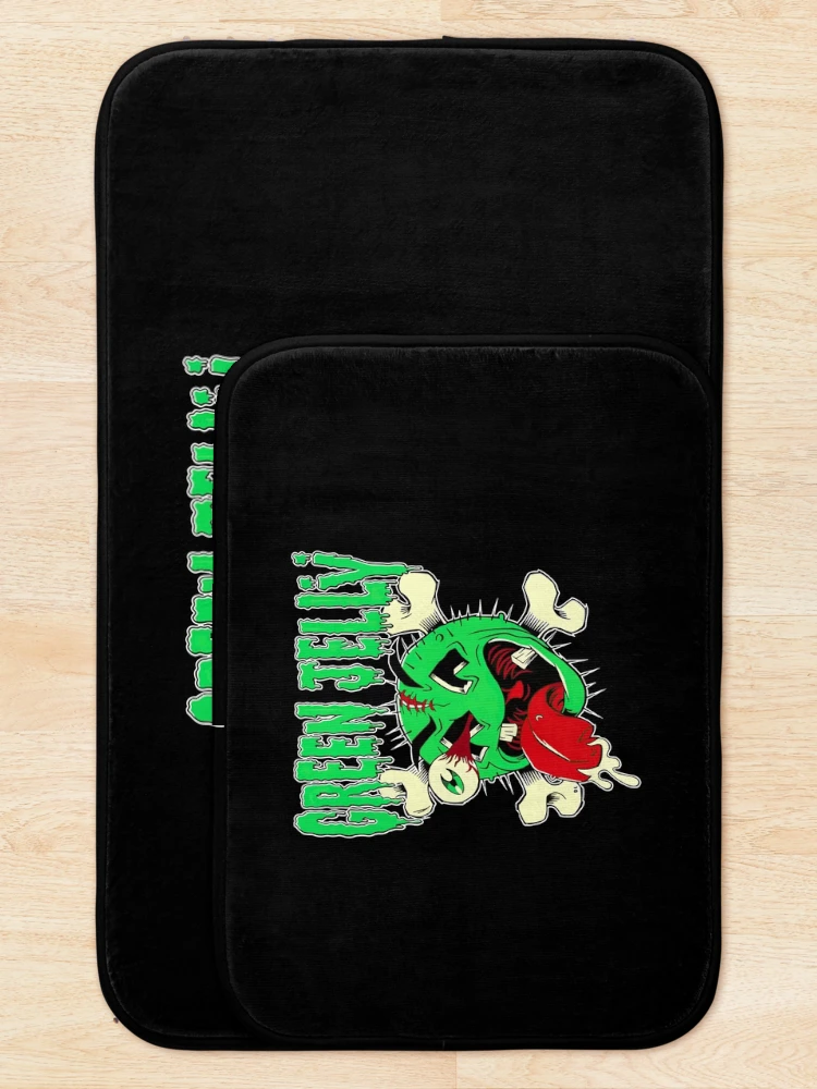 Thumbnail 5 of 6, Bath Mat, Green Jello Band designed and sold by BrodieBouges.