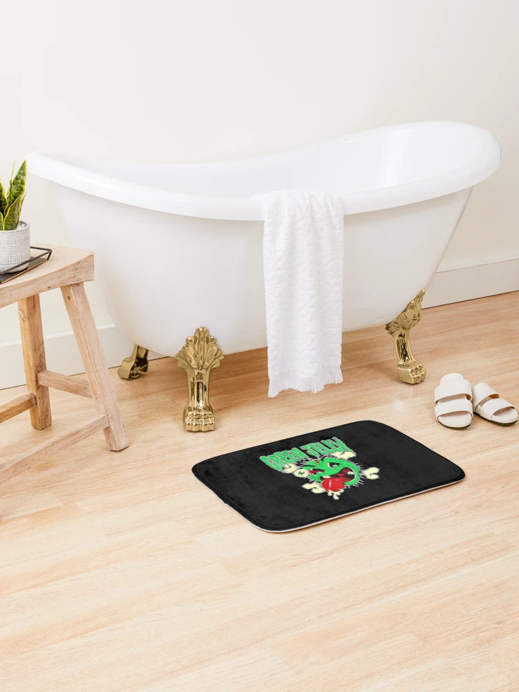 Thumbnail 2 of 6, Bath Mat, Green Jello Band designed and sold by BrodieBouges.