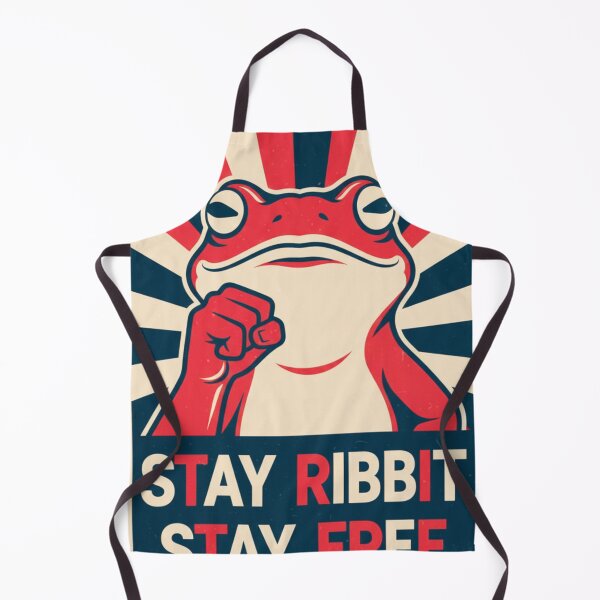 Item preview, Stay Ribbit Stay Free - Iconic Propaganda Frog Art designed and sold by j-2k.