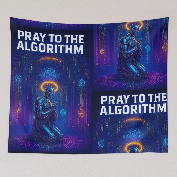 Item preview, Pray to the Algorithm: The Digital Saint designed and sold by Savannarojas.