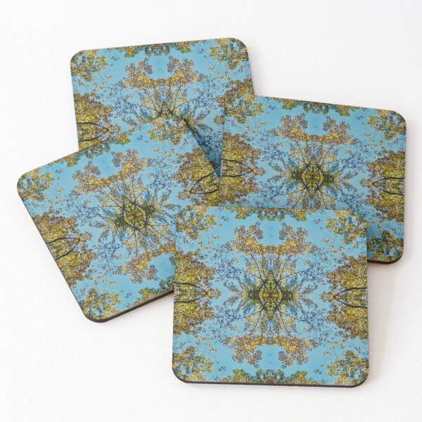 Item preview, Psychedelic Sacred Geometry Autumn Canopy – Visionary Fall Symmetry designed and sold by aadventures.