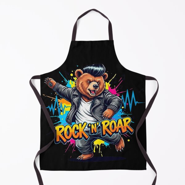 Item preview, Retro Rockabilly Dancing Bear Sticker T-Shirt Hoodie designed and sold by SholoStudio.