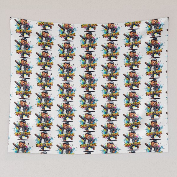 Item preview, Retro Rockabilly Dancing Bear Sticker T-Shirt Hoodie designed and sold by SholoStudio.