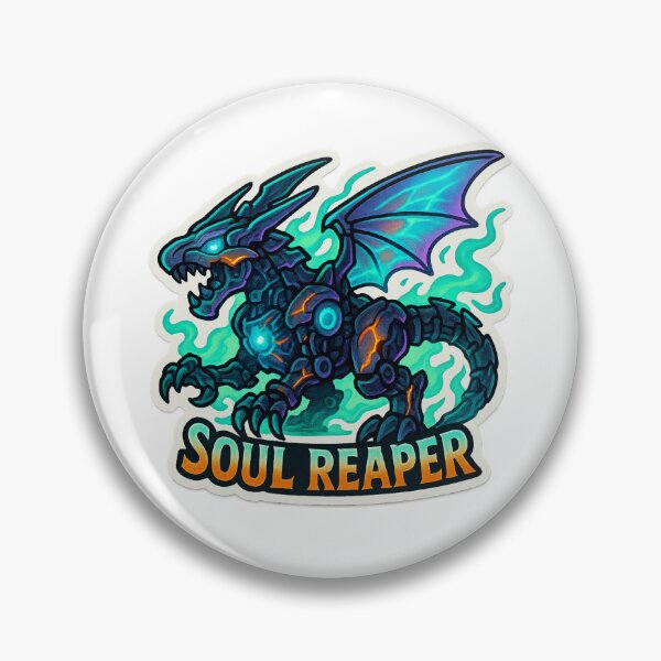 Item preview, Soul Reaper – Spectral Mecha Dragon of Light and Shadow designed and sold by derb darb.