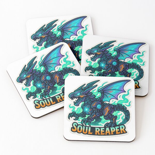 Item preview, Soul Reaper – Spectral Mecha Dragon of Light and Shadow designed and sold by derb darb.