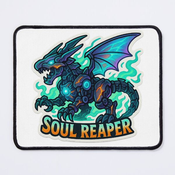 Item preview, Soul Reaper – Spectral Mecha Dragon of Light and Shadow designed and sold by derb darb.