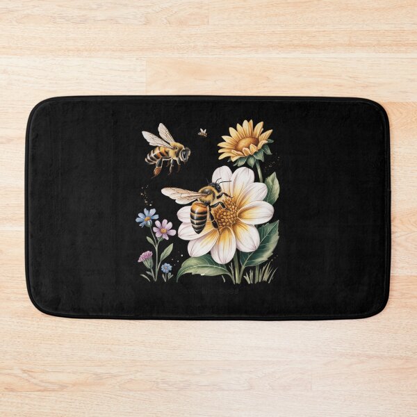 Item preview, Bees on Flower  Pollinators Love Bees Cute designed and sold by FranzFriesen.