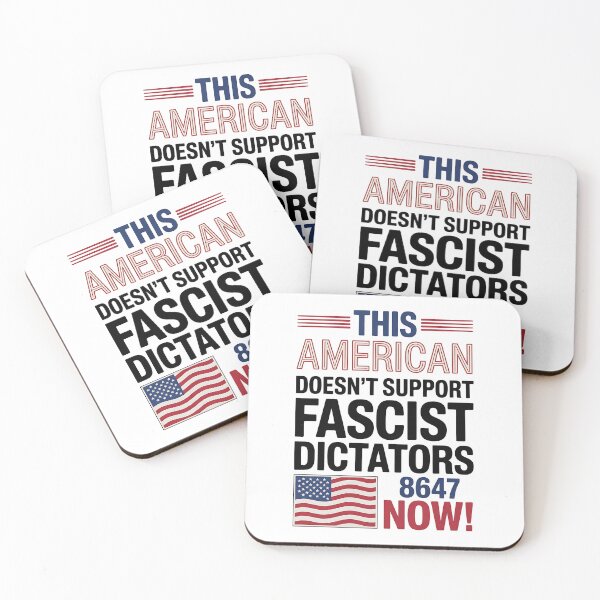 Item preview, This American doesn't support Fascist Dictators 8647 Now - NO KINGs designed and sold by BakeryDozen.
