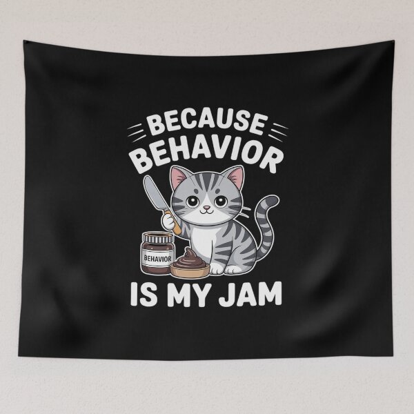 Item preview, Behavior Analyst  Funny Therapist Cat Lovers Cute designed and sold by MinaReinger.