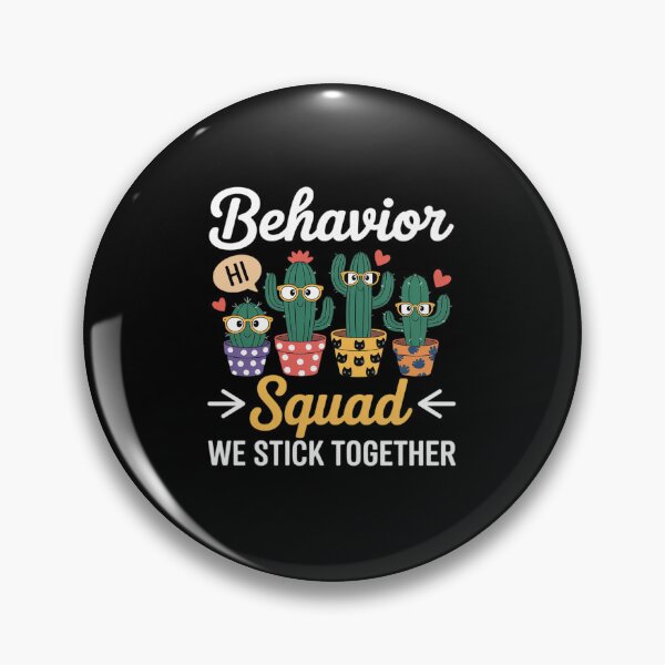 Item preview, Behavior Squad Funny Cactus Teacher School designed and sold by DrewLeuschke.