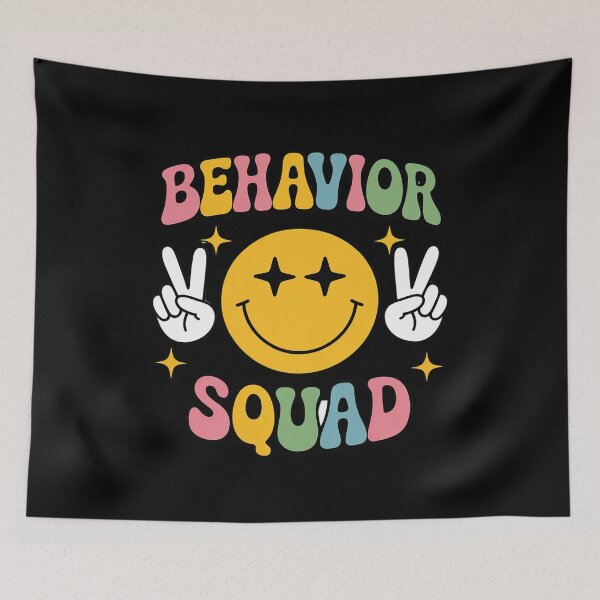 Item preview, Behavior Squad Specialist Analyst Behavior Teacher designed and sold by RayArmstrong.