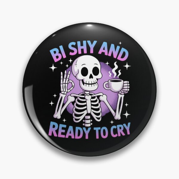 Item preview, Bi Funny LGBT Skeleton Bisexual Pride Joke designed and sold by FranzFriesen.