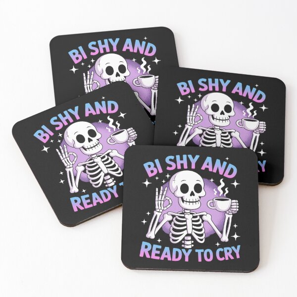 Item preview, Bi Funny LGBT Skeleton Bisexual Pride Joke designed and sold by FranzFriesen.