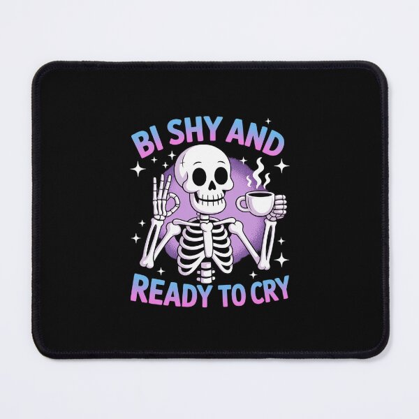 Item preview, Bi Funny LGBT Skeleton Bisexual Pride Joke designed and sold by FranzFriesen.