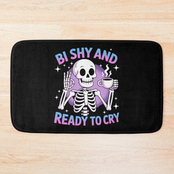 Item preview, Bi Funny LGBT Skeleton Bisexual Pride Joke designed and sold by FranzFriesen.