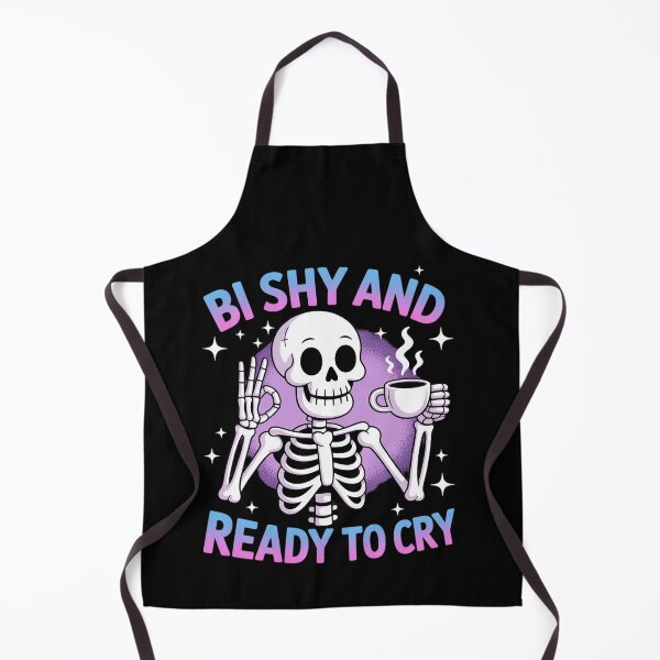 Item preview, Bi Funny LGBT Skeleton Bisexual Pride Joke designed and sold by FranzFriesen.