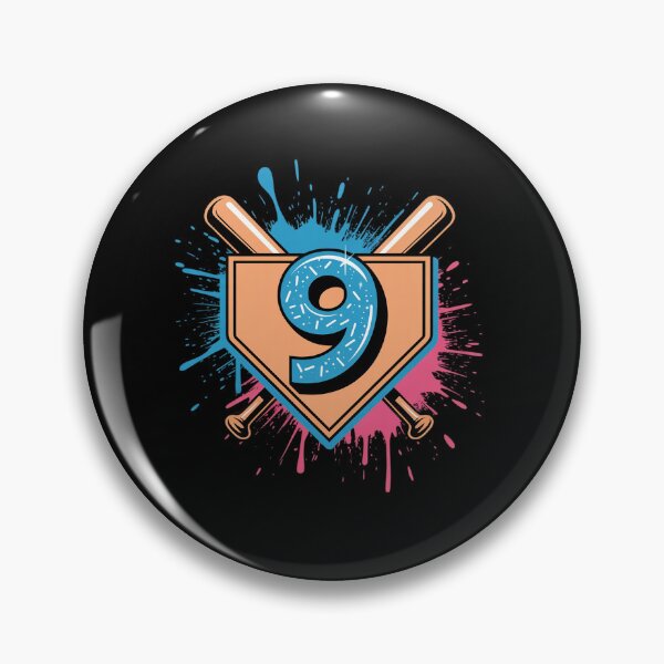 Item preview, Baseball 8 Year Old Ice Cream Drip 9th Birthday Boy Number 9 designed and sold by HaileyRobel.
