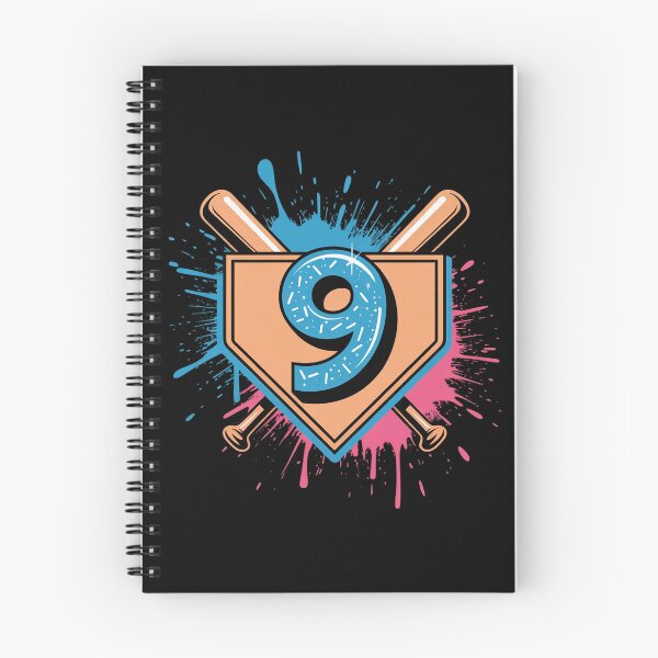 Item preview, Baseball 8 Year Old Ice Cream Drip 9th Birthday Boy Number 9 designed and sold by HaileyRobel.