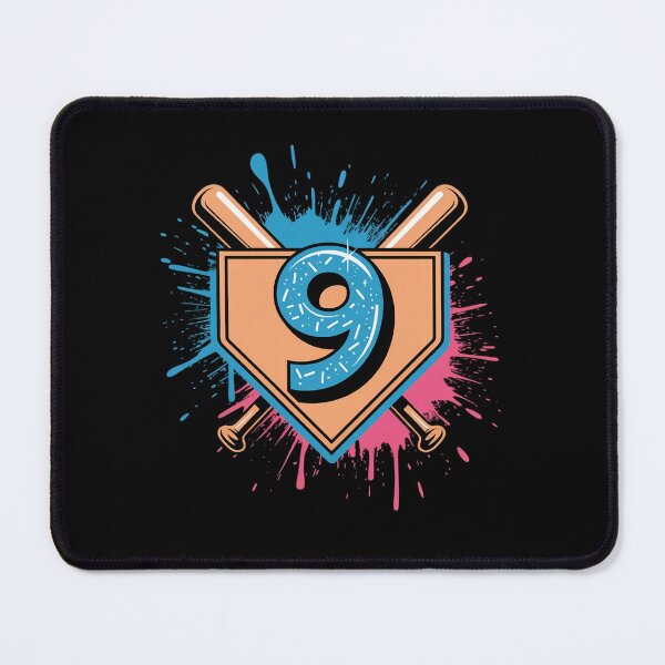 Item preview, Baseball 8 Year Old Ice Cream Drip 9th Birthday Boy Number 9 designed and sold by HaileyRobel.