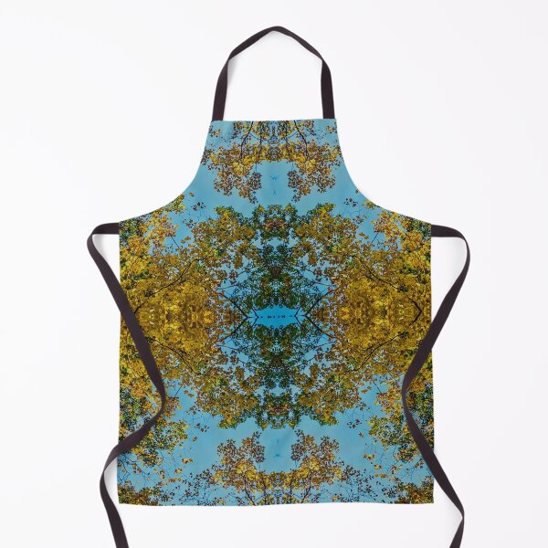 Item preview, Psychedelic Sacred Geometry Autumn Sky – Visionary Fall Canopy Art designed and sold by aadventures.