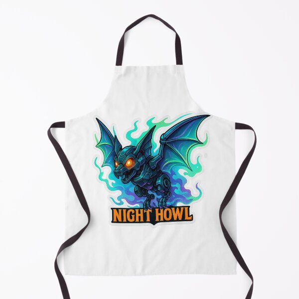 Item preview, Night Howl – Spectral Mecha Bat of the Neon Skies designed and sold by derb darb.