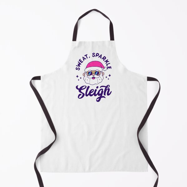 Artikelvorschau, Sweat Sparkle Sleigh - Retro Pink Santa Sonnenbrille Slay Pun Chic Geschenk entworfen und verkauft von Brogress Project.