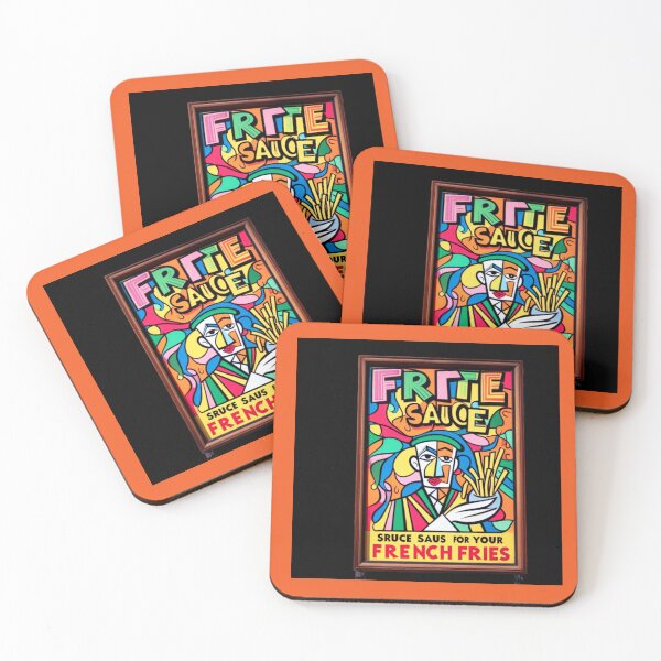 Item preview, Frite Royalty – Surreal Snack Poster of Cubist Delight designed and sold by daweave77.