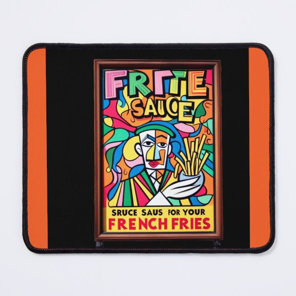 Item preview, Frite Royalty – Surreal Snack Poster of Cubist Delight designed and sold by daweave77.