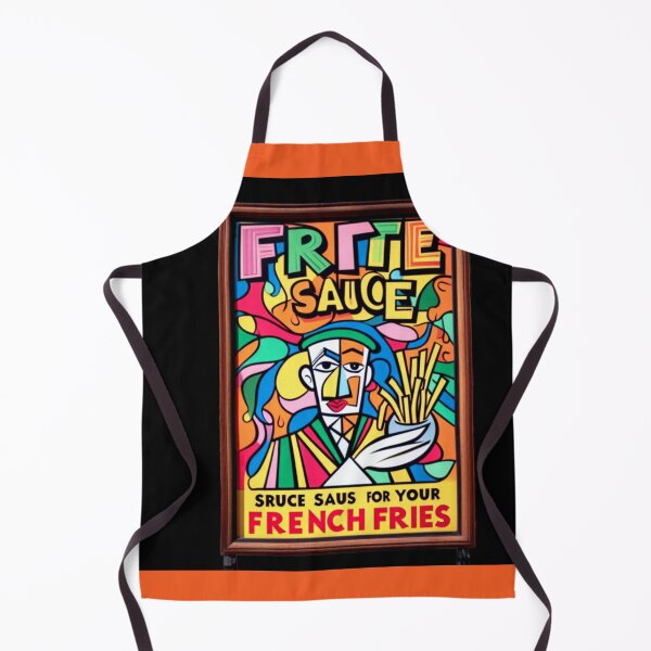 Item preview, Frite Royalty – Surreal Snack Poster of Cubist Delight designed and sold by daweave77.
