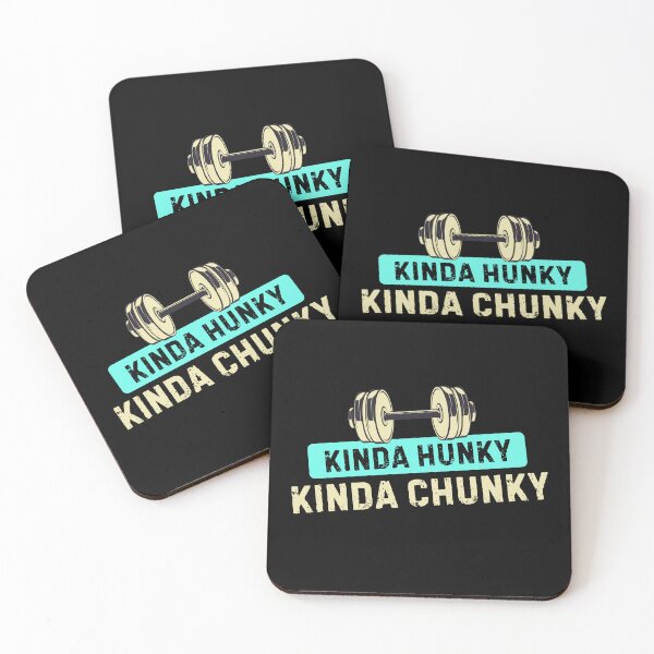 Item preview, Kinda Hunky Kinda Chunky Bodybuilding Gym Vibe designed and sold by PerfectMatch.