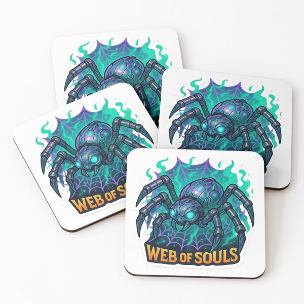 Item preview, Web of Souls – Spectral Mecha Spider of the Neon Void designed and sold by derb darb.