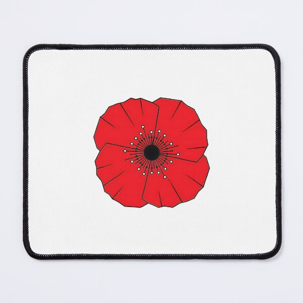Item preview, Minimalist Geometric Poppy Flower Portrait Art designed and sold by Scrip-thread.