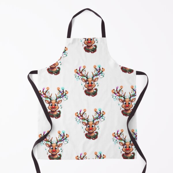 Item preview, Reindeer with Christmas Lights designed and sold by EverlaPrints.
