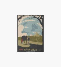 Visit Hyrule Art Board Print
