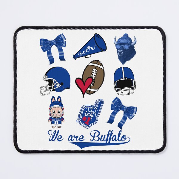 Item preview, buffalo bills floral design designed and sold by RebeccaLittlee.