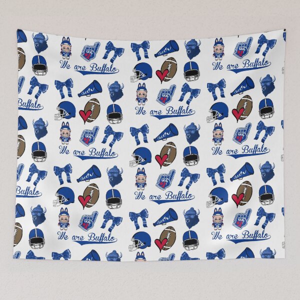 Item preview,  buffalo bills floral design designed and sold by RebeccaLittlee.