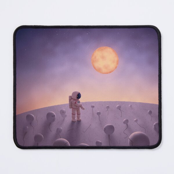 Item preview, New Dawn – Astronaut Watching the First Sunrise on a Distant World designed and sold by Whimsical Hug.