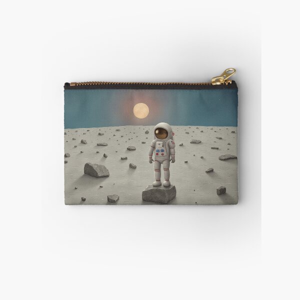 Item preview, The First Step – Astronaut Standing Beneath the Distant Sun designed and sold by Whimsical Hug.