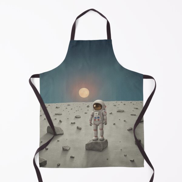 Item preview, The First Step – Astronaut Standing Beneath the Distant Sun designed and sold by Whimsical Hug.