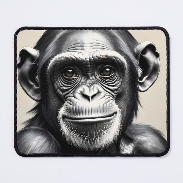 Item preview, Chimpanzee designed and sold by WorldofCharcoal.
