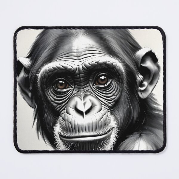 Item preview, Chimpanzee designed and sold by WorldofCharcoal.