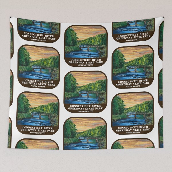 Item preview, Vintage Connecticut River Greenway State Park (Massachusetts State Park) designed and sold by RabbitK.
