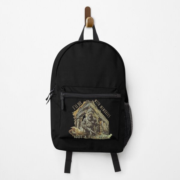 Item preview, Bigfoot. I will die with memories, not a full mag. The legendary Sasquatch in a veteran's uniform designed and sold by Creative-Sanc.