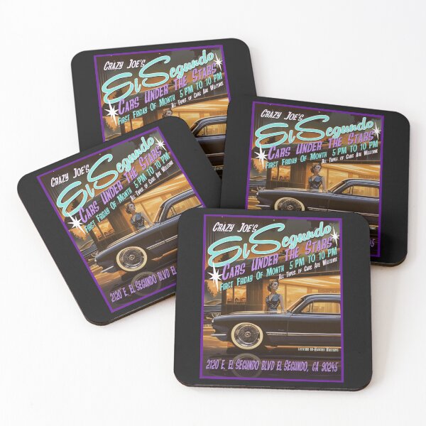 Item preview, El Segundo Cars under the Stars car meet artwork designed and sold by Venice Beach Speed Shop.